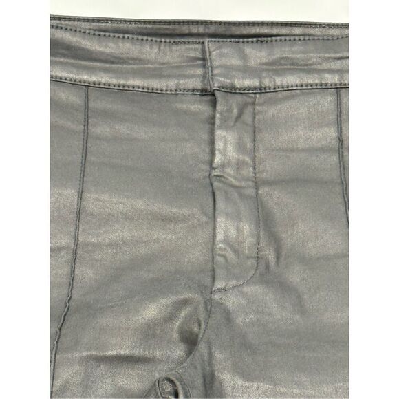 B32 - Massimo Dutti Morocco Black Sheen Pant Size 10 - Picture 3 of 9